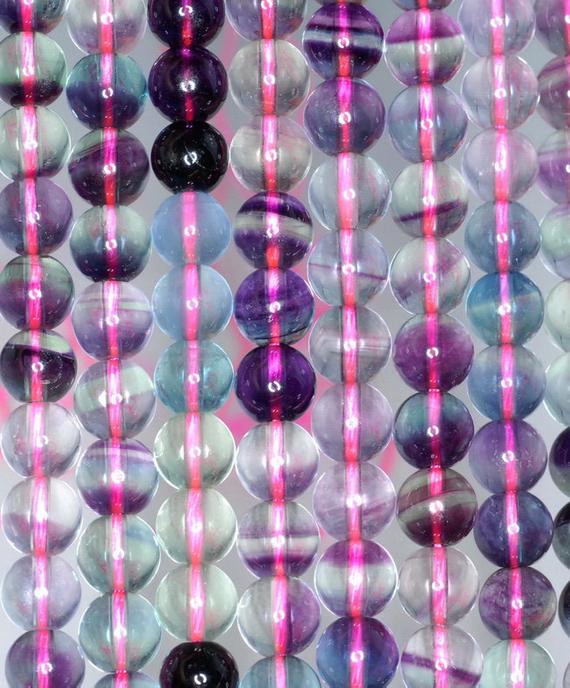 7mm Rainbow Fluorite Gemstone Grade Aaa Round Loose Beads 15.5 Inch Full Strand (90187764-686) 7mm Rainbow Fluorite Gemstone Grade Aaa Round Loose Beads 15.5 Inch Full Strand (90187764-686)