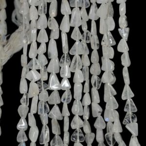 Shop Rainbow Moonstone Chip & Nugget Beads! 7×6-10x7mm Rainbow Moonstone Gemstone Triangle Nugget Pebble Loose Beads 14-15 inch Full Strand (90185145-891) | Natural genuine chip Rainbow Moonstone beads for beading and jewelry making.  #jewelry #beads #beadedjewelry #diyjewelry #jewelrymaking #beadstore #beading #affiliate #ad