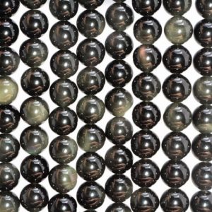 Shop Rainbow Obsidian Beads! 10mm Rainbow Obsidian Gemstone Grade A Round 10mm Loose Beads 15 inch Full Strand (90182603-400) | Natural genuine round Rainbow Obsidian beads for beading and jewelry making.  #jewelry #beads #beadedjewelry #diyjewelry #jewelrymaking #beadstore #beading #affiliate #ad