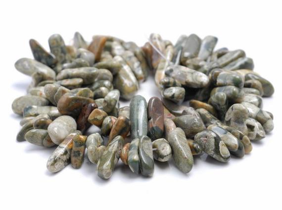 12-16mm  Rhyolite Gemstone Stick Pebble Chip Loose Beads 16 Inch  (80002155-a4)