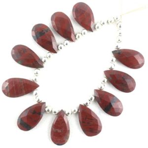 Shop Red Jasper Faceted Beads! AAA Quality 1 Strand Natural Red Jasper Pear Shape 10.5×19-11.5x21mm,Beads,Genuine,Red Jasper,Faceted Stone,Red Jasper,Gemstone,Jasper Beads | Natural genuine faceted Red Jasper beads for beading and jewelry making.  #jewelry #beads #beadedjewelry #diyjewelry #jewelrymaking #beadstore #beading #affiliate #ad