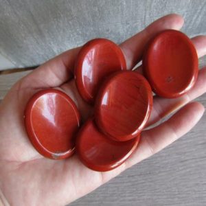 Shop Red Jasper Stones & Crystals! Red Jasper Worry Stone E30 | Natural genuine stones & crystals in various shapes & sizes. Buy raw cut, tumbled, or polished gemstones for making jewelry or crystal healing energy vibration raising reiki stones. #crystals #gemstones #crystalhealing #crystalsandgemstones #energyhealing #affiliate #ad