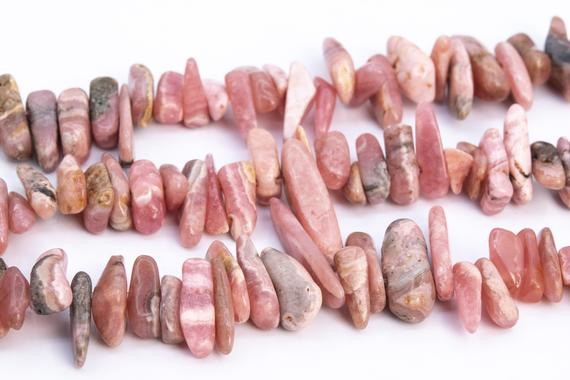 12-24x3-5mm Argentina Rhodochrosite Beads Stick Pebble Chip Genuine Natural Grade Aa Gemstone Loose Beads 15.5"/8" Bulk Lot Options (112831)