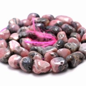 Shop Rhodochrosite Chip & Nugget Beads! 7-8MM  Rhodochrosite Gemstone Pebble Nugget Granule Loose Beads 15.5 inch Full Strand (80001830-A27) | Natural genuine chip Rhodochrosite beads for beading and jewelry making.  #jewelry #beads #beadedjewelry #diyjewelry #jewelrymaking #beadstore #beading #affiliate #ad