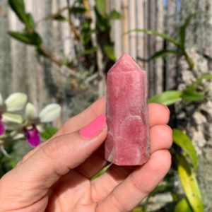 Shop Rhodochrosite Points & Wands! 2.1" 53 Mm High Quality Rhodochrosite Tower, Natural Rhodochrosite, Grade Aa Rhodochrosite, *repaired Natural Flaws #46 | Natural genuine stones & crystals in various shapes & sizes. Buy raw cut, tumbled, or polished gemstones for making jewelry or crystal healing energy vibration raising reiki stones. #crystals #gemstones #crystalhealing #crystalsandgemstones #energyhealing #affiliate #ad
