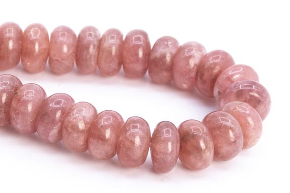 6x3mm Argentina Rhodochrosite Beads Grade Aa Pink Genuine Natural Gemstone Half Strand Rondelle Loose Beads 6.5" (114590h-3782)