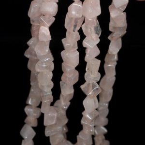 Shop Rose Quartz Chip & Nugget Beads! Rose Quartz Gemstones Pink Chip 11×5-3x2MM Loose Beads 8 inch Half Strand (90144561-B70) | Natural genuine chip Rose Quartz beads for beading and jewelry making.  #jewelry #beads #beadedjewelry #diyjewelry #jewelrymaking #beadstore #beading #affiliate #ad
