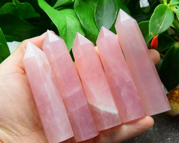 3~7' Aaa Rose Quartz Tower,crystal Tower,healing Rose Quartz Tower,rose Quartz Tower,obelisk Tower,healing Crystal,home Decor Tower.