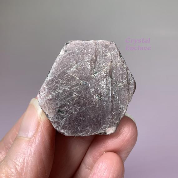 Ruby Crystal 1.4" - Corundum Stone - Raw Natural Mineral - Healing Crystal - Meditation Crystal - Collectable - Display- From India - 40g