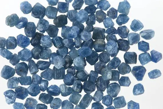 Tiny Raw Sapphire Pieces, Rough Sapphire, Genuine Uncut Sapphire Crystal, September Birthstone, Healing Crystal, Rough Gemstone, Sssapph001