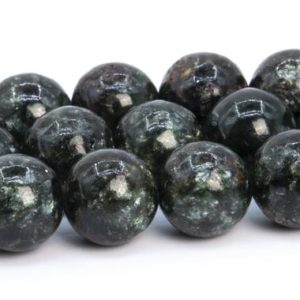 Genuine Seraphinite Beads Green Black Grade A Natural Gemstone Round Loose Beads 8MM 10MM Bulk Lot Options | Natural genuine round Seraphinite beads for beading and jewelry making.  #jewelry #beads #beadedjewelry #diyjewelry #jewelrymaking #beadstore #beading #affiliate #ad