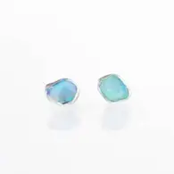 925 Sterling Silver Earrings Natural Raw Gemstone Handcrafted Jewelry RSE33 