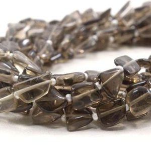 Shop Smoky Quartz Chip & Nugget Beads! 14" Long Natural Smoky Quartz Gemstone, 1 Strand Smooth Nuggets Shape Beads,Size 6×8-7×10 MM Nuggets Beads, Making Jewelry Wholesale Price | Natural genuine chip Smoky Quartz beads for beading and jewelry making.  #jewelry #beads #beadedjewelry #diyjewelry #jewelrymaking #beadstore #beading #affiliate #ad
