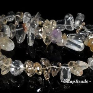 Shop Smoky Quartz Chip & Nugget Beads! 26×10-9x5mm Lemon Smoky Quartz Gemstone Grade A Pebble Nugget Loose Beads 7.5 inch half Strand (90190977-B41-584) | Natural genuine chip Smoky Quartz beads for beading and jewelry making.  #jewelry #beads #beadedjewelry #diyjewelry #jewelrymaking #beadstore #beading #affiliate #ad