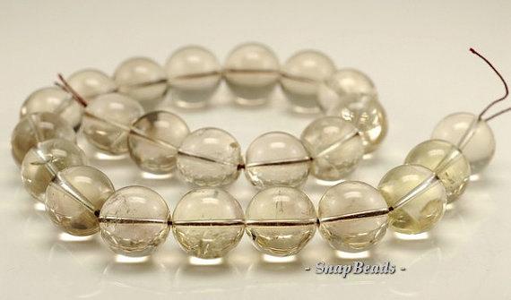 17mm Smoky Quartz Gemstone Round Loose Beads 7.5 Inch Half Strand (90191495-b1-502)
