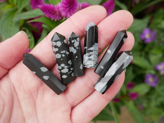 Snowflake Obsidian Small Points - Crystal Points