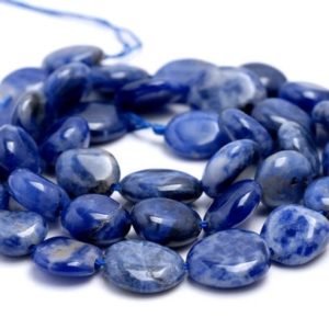 9-10MM  Sodalite Gemstone Round Flat Nugget Loose Beads 15.5 inch Full Strand (80001922-A34) | Natural genuine chip Sodalite beads for beading and jewelry making.  #jewelry #beads #beadedjewelry #diyjewelry #jewelrymaking #beadstore #beading #affiliate #ad