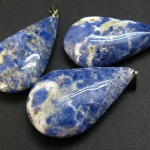 Shop Sodalite Pendants! Lot of 3 Natural Sodalite Pendants from Canada | Natural genuine Sodalite pendants. Buy crystal jewelry, handmade handcrafted artisan jewelry for women.  Unique handmade gift ideas. #jewelry #beadedpendants #beadedjewelry #gift #shopping #handmadejewelry #fashion #style #product #pendants #affiliate #ad