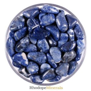 Shop Tumbled Sodalite Crystals & Pocket Stones! One Sodalite Tumbled Stone, Sodalite Tumbled Stones, Zodiac Sodalite Stones, Healing Sodalite Stones, Tumbled Stones Sodalite, Sodalite Gift | Natural genuine stones & crystals in various shapes & sizes. Buy raw cut, tumbled, or polished gemstones for making jewelry or crystal healing energy vibration raising reiki stones. #crystals #gemstones #crystalhealing #crystalsandgemstones #energyhealing #affiliate #ad