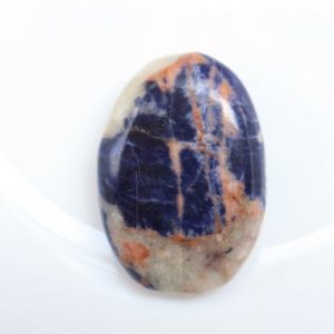 Shop Tumbled Sodalite Crystals & Pocket Stones! Sodalite Palm stone Small / Sodalite Crystal / Sodalite Palm Stone / Tumbled Sodalite Stone / Sodalite Worry Stone / Reiki Crystal. | Natural genuine stones & crystals in various shapes & sizes. Buy raw cut, tumbled, or polished gemstones for making jewelry or crystal healing energy vibration raising reiki stones. #crystals #gemstones #crystalhealing #crystalsandgemstones #energyhealing #affiliate #ad