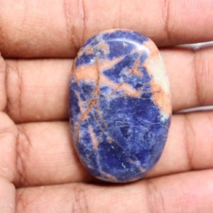 Shop Tumbled Sodalite Crystals & Pocket Stones! Sodalite Palm stone Small / Sodalite Crystal / Sodalite Palm Stone / Tumbled Sodalite Stone / Sodalite Worry Stone / Reiki Crystal. | Natural genuine stones & crystals in various shapes & sizes. Buy raw cut, tumbled, or polished gemstones for making jewelry or crystal healing energy vibration raising reiki stones. #crystals #gemstones #crystalhealing #crystalsandgemstones #energyhealing #affiliate #ad