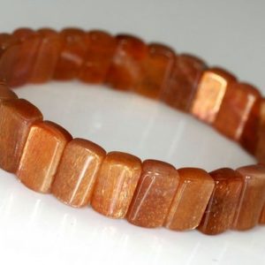 Shop Sunstone Bead Shapes! 13x7mm Gold Sunstone Gemstone Grade AAA Rectangle Cushion Loose Beads 7 inch (90142599-831) | Natural genuine other-shape Sunstone beads for beading and jewelry making.  #jewelry #beads #beadedjewelry #diyjewelry #jewelrymaking #beadstore #beading #affiliate #ad