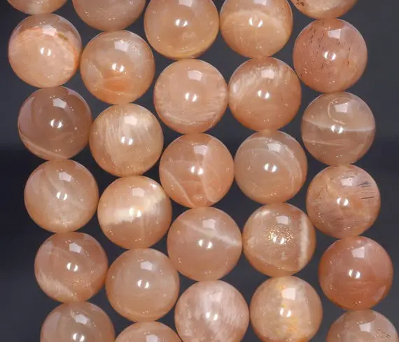 12mm  Sunstone Gemstone Grade A Round Loose Beads 15.5 Inch Full Strand (80003921-b100)