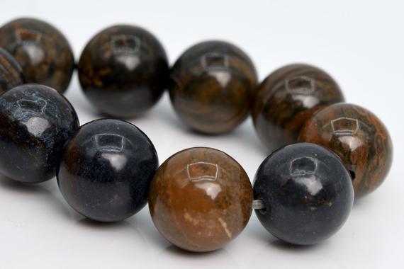 10mm Blue Tiger Iron Beads Grade Aaa Genuine Natural Gemstone Half Strand Round Loose Beads 7.5" Bulk Lot 1,3,5,10,50 (105192h-1458)