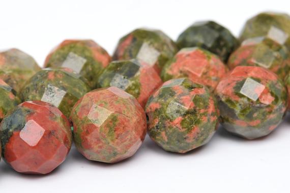 Lotus Pond Unakite Beads Grade Aaa Genuine Natural Gemstone Faceted Round Loose Beads 4mm 6mm 8mm 10mm Bulk Lot Options