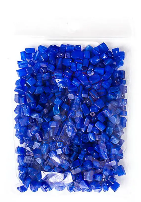 100g Semi-precious Loose Chips In Sapphire Blue (sp070)