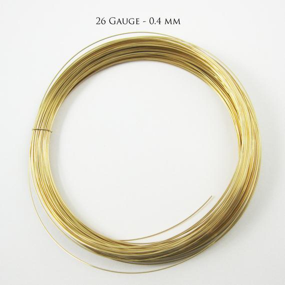 14k Gold Filled 26 Gauge Half Hard Jewelry Making Wire-beading Supplies-gold Filled Wire-wire Wrapping Supplies