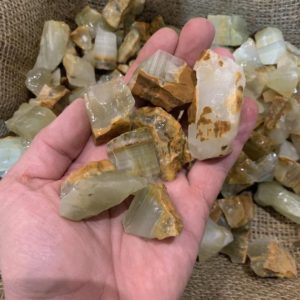 Shop Raw & Rough Onyx Stones! Flash Sale!! 500 Carat Lots of Green Onyx Rough Plus a Very Nice Free Faceted Gemstone | Natural genuine stones & crystals in various shapes & sizes. Buy raw cut, tumbled, or polished gemstones for making jewelry or crystal healing energy vibration raising reiki stones. #crystals #gemstones #crystalhealing #crystalsandgemstones #energyhealing #affiliate #ad
