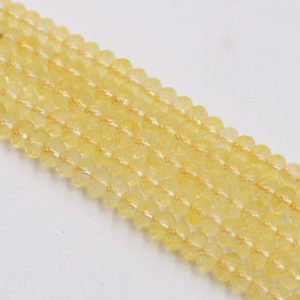 Shop Citrine Rondelle Beads! 5mm Faceted Citrine Rondelle Beads — Smooth Loose Round Ball Gemstone Bead Wholesale CC-042 | Natural genuine rondelle Citrine beads for beading and jewelry making.  #jewelry #beads #beadedjewelry #diyjewelry #jewelrymaking #beadstore #beading #affiliate #ad