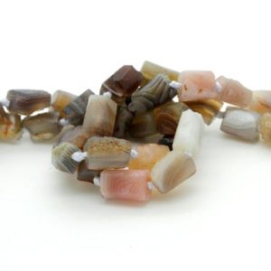 Shop Agate Chip & Nugget Beads! Nautral Botswana Agate Rough Cut Nugget Cube Loose Chips Gemstone Assorted Size Beads – PGS150 | Natural genuine chip Agate beads for beading and jewelry making.  #jewelry #beads #beadedjewelry #diyjewelry #jewelrymaking #beadstore #beading #affiliate #ad