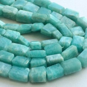 Shop Amazonite Chip & Nugget Beads! 10-16mm Amazonite Faceted Tumble  Beads, Amazonite Beads, Natural Amazonite For Necklace, Blue Gemstone 11 Pieces in 6 Inches  – RAMA111 | Natural genuine chip Amazonite beads for beading and jewelry making.  #jewelry #beads #beadedjewelry #diyjewelry #jewelrymaking #beadstore #beading #affiliate #ad