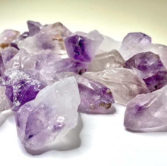 Raw Amethyst Crystal Points