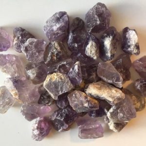 Shop Raw & Rough Amethyst Stones! Amethyst rough chunks, Natural crystal Stones, Spiritual Stone, Healing Stone, Healing Crystal, Chakra | Natural genuine stones & crystals in various shapes & sizes. Buy raw cut, tumbled, or polished gemstones for making jewelry or crystal healing energy vibration raising reiki stones. #crystals #gemstones #crystalhealing #crystalsandgemstones #energyhealing #affiliate #ad