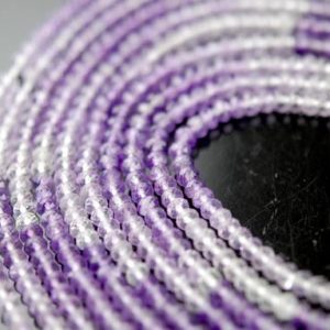 Shop Amethyst Rondelle Beads! Shaded amethyst roundels | Natural genuine rondelle Amethyst beads for beading and jewelry making.  #jewelry #beads #beadedjewelry #diyjewelry #jewelrymaking #beadstore #beading #affiliate #ad