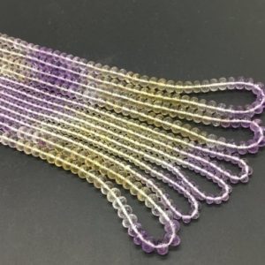 Shop Ametrine Faceted Beads! Natural Amertine Faceted Rondelle Beads,16" Natural Amertine Beads Natural Amertine Rondelle beads, Wholesale Beads For Jewelry Making | Natural genuine faceted Ametrine beads for beading and jewelry making.  #jewelry #beads #beadedjewelry #diyjewelry #jewelrymaking #beadstore #beading #affiliate #ad