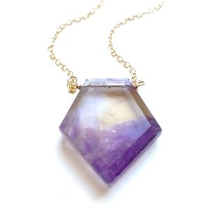 Shop Ametrine Necklaces! Ametrine Gemstone Necklace, Ametrine Crystal Necklace, Necklace For Women, 50th Birthday Gift For Women, Statement Necklace | Natural genuine Ametrine necklaces. Buy crystal jewelry, handmade handcrafted artisan jewelry for women.  Unique handmade gift ideas. #jewelry #beadednecklaces #beadedjewelry #gift #shopping #handmadejewelry #fashion #style #product #necklaces #affiliate #ad