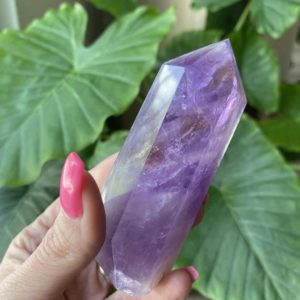 Ametrine tower, amethyst wand with citrine | Natural genuine stones & crystals in various shapes & sizes. Buy raw cut, tumbled, or polished gemstones for making jewelry or crystal healing energy vibration raising reiki stones. #crystals #gemstones #crystalhealing #crystalsandgemstones #energyhealing #affiliate #ad