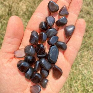 Apache Tears Tumbled Stones  – Tumbled Apache Tears Crystal – Multiple Sizes Available – Tumbled Black Obsidian – Crystal for Protection | Natural genuine stones & crystals in various shapes & sizes. Buy raw cut, tumbled, or polished gemstones for making jewelry or crystal healing energy vibration raising reiki stones. #crystals #gemstones #crystalhealing #crystalsandgemstones #energyhealing #affiliate #ad