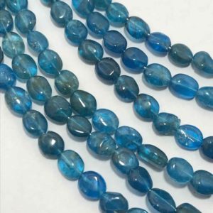 6 – 7 mm Neon Apatite Plain Smooth Oval Gemstone Beads Strand Sale / Apatite Beads / Semi Precious Beads / Oval Beads Wholesale / Apatite | Natural genuine other-shape Gemstone beads for beading and jewelry making.  #jewelry #beads #beadedjewelry #diyjewelry #jewelrymaking #beadstore #beading #affiliate #ad
