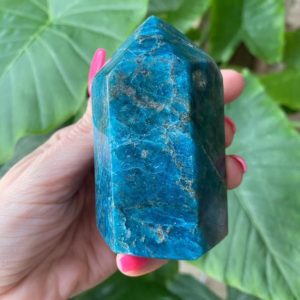 Shop Apatite Points & Wands! Apatite tower, apatite point | Natural genuine stones & crystals in various shapes & sizes. Buy raw cut, tumbled, or polished gemstones for making jewelry or crystal healing energy vibration raising reiki stones. #crystals #gemstones #crystalhealing #crystalsandgemstones #energyhealing #affiliate #ad