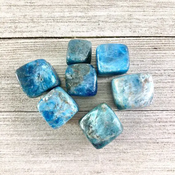 Tumbled Apatite Polished Stone