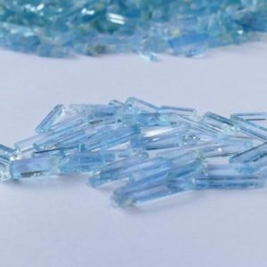 Raw Blue Aquamarine Crystal two pieces- 100% Natural | Natural genuine stones & crystals in various shapes & sizes. Buy raw cut, tumbled, or polished gemstones for making jewelry or crystal healing energy vibration raising reiki stones. #crystals #gemstones #crystalhealing #crystalsandgemstones #energyhealing #affiliate #ad