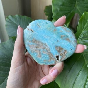 Shop Aragonite Shapes! Blue aragonite heart, blue aragonite, fossil, minerals | Natural genuine stones & crystals in various shapes & sizes. Buy raw cut, tumbled, or polished gemstones for making jewelry or crystal healing energy vibration raising reiki stones. #crystals #gemstones #crystalhealing #crystalsandgemstones #energyhealing #affiliate #ad