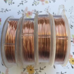 Shop Wire! Bare Copper Artistic Wire, Choose gauge, 18 gauge, 20 gauge, 22 gauge, 24 gauge, Copper wire, jewelry wire, craft wire, jewelry wire, art wi | Shop jewelry making and beading supplies, tools & findings for DIY jewelry making and crafts. #jewelrymaking #diyjewelry #jewelrycrafts #jewelrysupplies #beading #affiliate #ad
