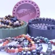 ANZAGA Bead Design Board, Wood Jewelry Board Bead Board, Jewelry Making DIY  Craft Tool, Beading Board Bracelet Making Tray for Necklace Beading