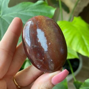 Shop Bloodstone Shapes! Rainbow Bloodstone Palmstone | Natural genuine stones & crystals in various shapes & sizes. Buy raw cut, tumbled, or polished gemstones for making jewelry or crystal healing energy vibration raising reiki stones. #crystals #gemstones #crystalhealing #crystalsandgemstones #energyhealing #affiliate #ad